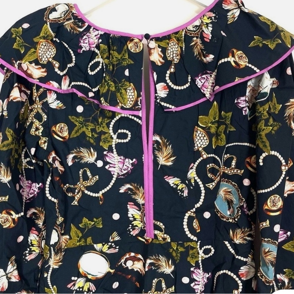 Anthropologie Patterned Mini Dress - Picture 5 of 6